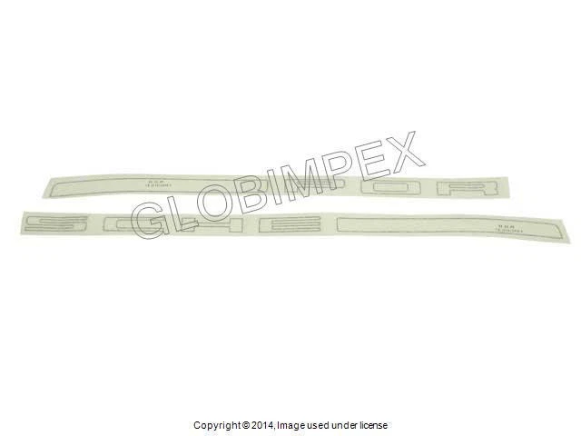 Porsche 944 924 (1980-1991) Black PORSCHE Rear Panel Emblem Decal O.E.M. - Image 1 of 1