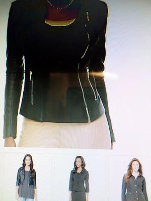 Chaqueta motera para mujer Kardashian Kollection Foto 1 de 2