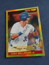 Cody Bellinger 2018 Donruss Gold Press Proof #23/99 Dodgers