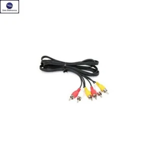 CAVO RCA COMPOSITO AUDIO VIDEO 3 RCA SPINA MASCHIO PROLUNGA PER MONITOR AV TV PC - Foto 1 di 2