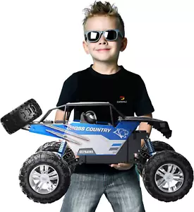 Large 1:8 Monster Truck Remote Control Car All Terrain 4WD RC Toy 2.4Ghz Cars - Picture 1 of 12