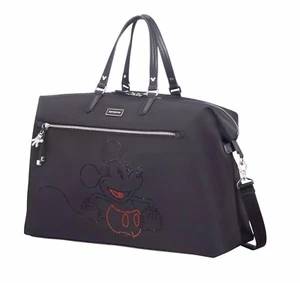 DISNEY SAMSONITE DUFFLE MICKEY MOUSE TRUE AUTHENTIC 90 YEARS OF MAGIC CABIN SIZE - Picture 1 of 13