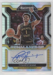 2022-23 Panini Prizm Draft Picks College Penmanship Hyper Tyson Etienne Auto