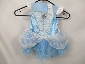 Cinderella Baby Girl Costume 6-12 Months Blue Princess Tule Sparkle White Disney - Picture 1 of 10