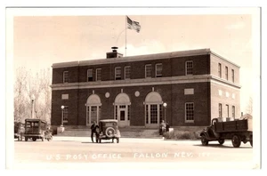 FALLON, NEVADA - U.S. POST OFFICE - 1939 REAL PHOTO POSTCARD - Picture 1 of 2