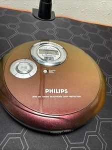 Rare Vintage Philips Expanium EXP3322 MP3-CD Player in Bronze Color - Picture 1 of 6