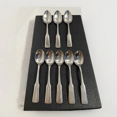 Lote de 8 cucharas ovaladas vintage de acero inoxidable de Toalla 18/8 Japón Foto 1 de 4