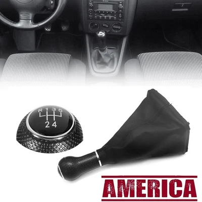 5 Speed Gear Shift Knob with Gaiter Cover For Volkswagen VW Jetta  2002 - 2012  - Image 1 of 4