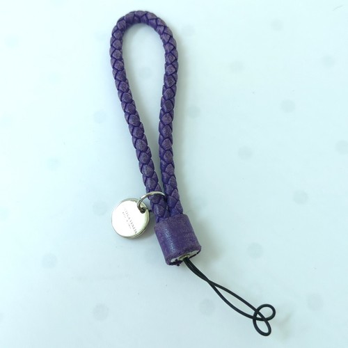 Cinturino Smartphone Cellulare Bottega Veneta Intrecciato Viola made in Italy