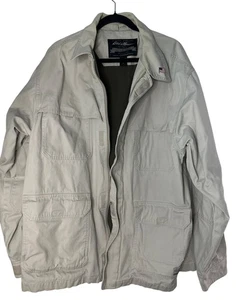 Eddie Bauer Men’s Large Utility Jacket Outdoor Utility VTG Retro Y2K Camping - Picture 1 of 10