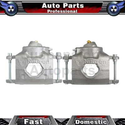 Fits Chevrolet C10 1979 1980 1981 (2) Nugeon Front Brake Caliper Calipers Set - Image 1 of 4