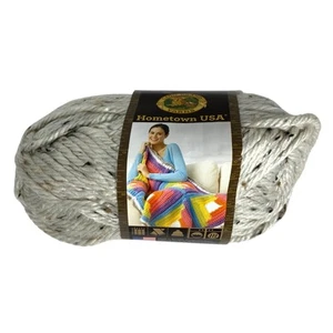 NWT Lion Brand Yarn 135-302 Hometown Bulky Yarn, Aspen Tweed USA 64YD - Picture 1 of 4