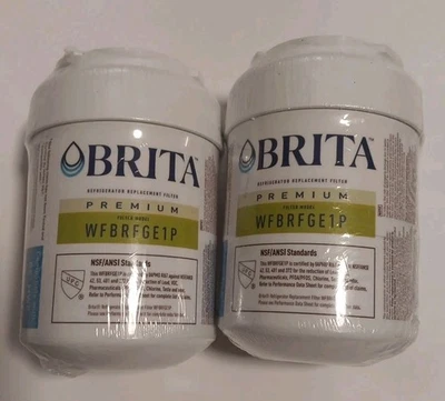2 Pack Brita Replacement Fridge Filter- Replaces GE MWF & Kenmore 46-9991 SEALED - Image 1 of 2