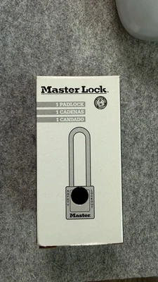 6 NEW Master Lock Safety Padlock Long Shackle (Lot of 6) - Image 1 of 3