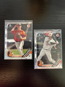 pre rookie card 2019 Bowman 1st first Gunnar Henderson Adley Rutschman - Picture 1 of 1