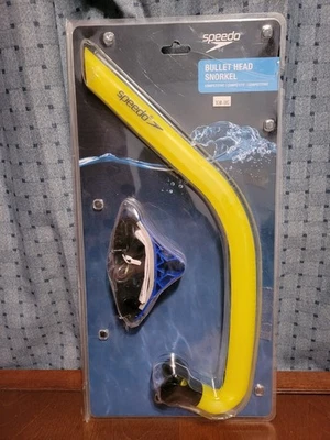 Nuevo paquete abierto Speedo Bullet Head Natación Snorkel Competitivo adulto? 1 talla Foto 1 de 4