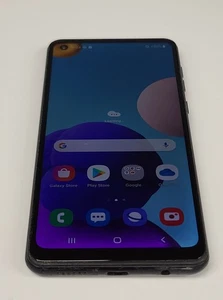 Samsung Galaxy A21 SM-S215DL, 32 GB, nero, blocco TracFone, luce posteriore, Fair Con: RA570 - Foto 1 di 9