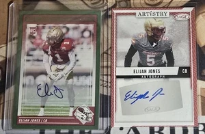 Elijah Jones 2 Card Rookie Auto Lot Cardinals Rc - Picture 1 of 4