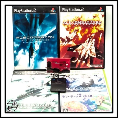 PS2 PlayStation 2 ACE COMBAT 4 & 5 & 6 (With Katamari Damashii) & ZERO  Japanese - Image 1 of 4