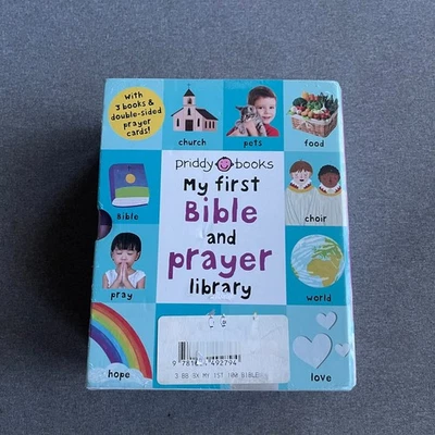 My First Bible and Prayer Library Priddy Books 3 book set with prayer cards NEW - Image 1 of 4