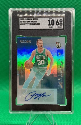 2023-24 Panini Recon Sam Hauser Archetype Autograph Auto #AS-HAU Celtics - Image 1 of 2