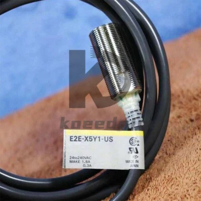 New 1PC Omron E2E-X5Y1-US E2EX5Y1US Proximity Switch Sensor - Image 1 of 4