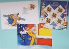 Weihnachtsgeschenke des Heiligen Nikolaus, FDC Kiew + Briefmarken + Postkarte, Ukraine, 2023