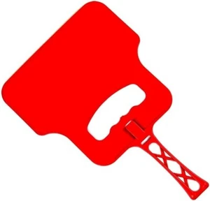 Grill Handventilator Wiederverwendbar BBQ Grill Flamme Flammen Kunststoff Luftkurbel Gebläse - Bild 1 von 2