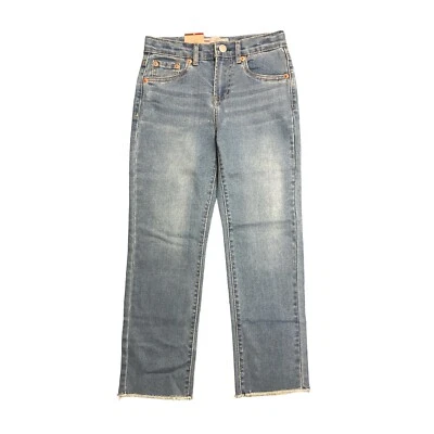 Pantalones de mezclilla Levi Strauss para niñas jóvenes tiro alto súper ajustados elásticos cintura ajustable Foto 1 de 4