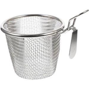 Small Noodles Pasta Basket Stainless Steel Colander Cooking Decorate Restaurant - Picture 1 of 12