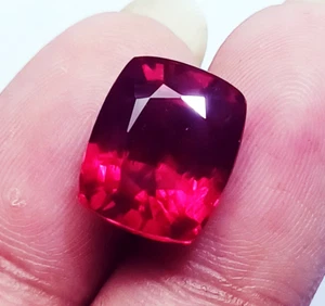 Natural Red Ruby 10.40 Ct Loose Gemstone Cushion Shape With Certificate - Picture 1 of 8