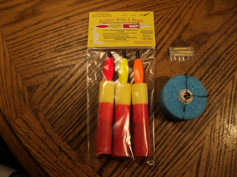Bobber With a Brain SR 3 Pack Slip Float Crappie Trout Catfish Waleye
