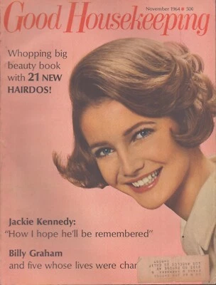 Good Housekeeping Magazine - November 1964 - Jackie Kennedy - Billy Graham - Image 1 of 2