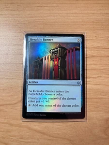 Heraldic Banner 222/269 - Throne of Eldraine - Foil - Magic the Gathering 2019 - Picture 1 of 3