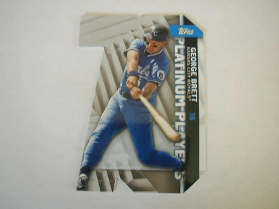 2021 TOPPS GEORGE BRETT PLATINUM PLAYERS DIE CUT CARD #PDC-8 ROYALS HOF - Image 1 of 2