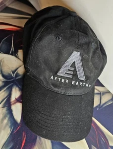 Gorra promocional de la película After Earth correa ajustable negra 2013 Will Smith - Imagen 1 de 5