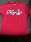 Campari Negroni t shirt  double sided. free ship USA. Mens Large Available