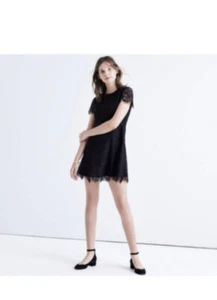 MADEWELL B6437 Etuikleid Blumen Spitze Boho romantisch feminin Damen Größe 0 XS - Bild 1 von 12