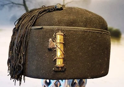 Original Segunda Guerra Mundial Fascista PNF Italia Ejército Italiano Fez Sombrero Mussolini Oficial Gorra Casco Foto 1 de 4