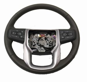 85594280 Steering Wheel Dark Walnut Precrash Heated 2019 GMC Yukon Sierra 1500