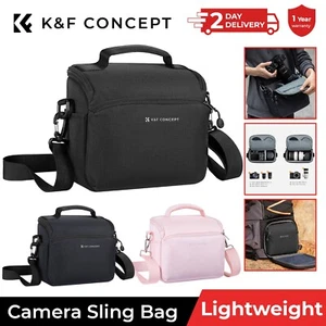 K&F Concept Camera Sling Bag Small Crossbody Case Shoulder Bags fr Photographers - Picture 1 of 38