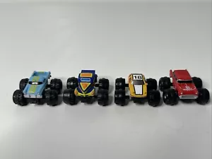 Vintage Monster Truck Micro Machines Bundle -1987 Includes Porsche 928 - Picture 1 of 13
