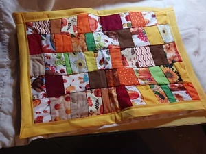Quilted Patch Work Placemats With Napkins - Picture 1 of 4