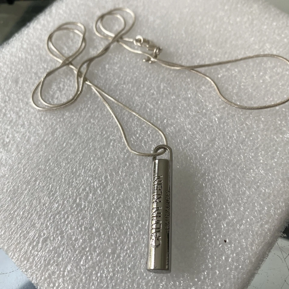 Calvin Klein 28 pulgadas cadena esterlina collar unisex nuevo Foto 1 de 1