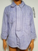 MATTEL CHAMBRAY LONG SLEEVES TOP SHIRT BARBIE KEN DOLLS FASHION AVENUE CLOTHES