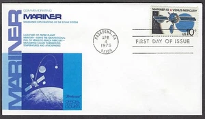 1557 Fleetwood Cachet FDC - 10 centavos - Mariner 10 - Venus-Mercurio - Imagen 1 de 2