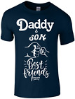 DADDY AND SON T SHIRT Funny gift Present Fathers day Dad Daddy Grandad kids-3XL
