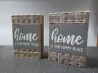 "home Is Our Happy Place" Plaque 5 X 7 Item #136048 Qty (2)
