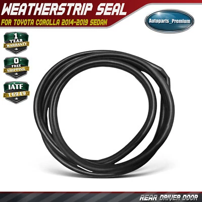 Sello de resistencia para puerta trasera izquierda para Toyota Corolla 2014 2015-2019 sedán Foto 1 de 4
