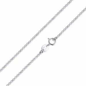 925 Sterling Silver Rolo Chain 18' - 45cm - Necklace Chain for Pendants & Charms - Picture 1 of 5